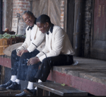 Maynard (Clarence Williams III) coaches Cecil