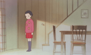 Taeko sad over math grades